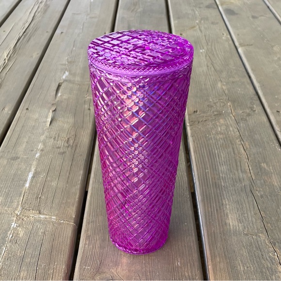 Starbucks Valentine’s 2021 Venti Purple Pink Taffy Iridescent Jewelled Tumbler - Picture 7 of 14